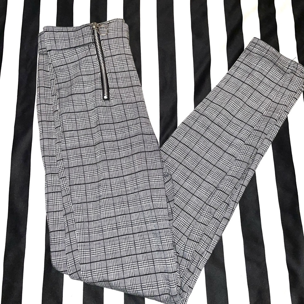 🖤Grey Plaid Punk Pants🖤
